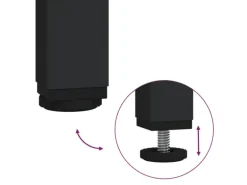 vidaXL Bücherregal 5 Böden Schwarz 100x33x180,5 cm Holzwerkstoff