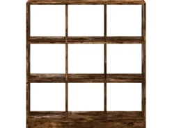 vidaXL Bücherregal Räuchereiche 102x32x108 cm Holzwerkstoff