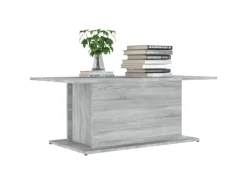 vidaXL Couchtisch Grau Sonoma 102x55,5x40 cm Holzwerkstoff 813093