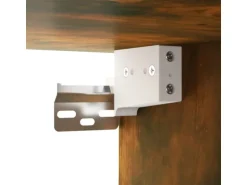 vidaXL Eck-Hängeschrank Räuchereiche 57x57x60 cm Holzwerkstoff