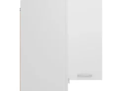 vidaXL Eckhängeschrank Weiß 57x57x60 cm Holzwerkstoff