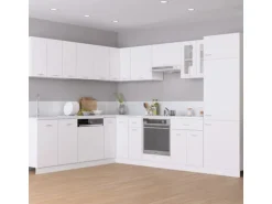 vidaXL Eckunterschrank Weiß 75,5x75,5x80,5 cm Holzwerkstoff