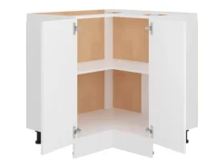 vidaXL Eckunterschrank Weiß 75,5x75,5x80,5 cm Holzwerkstoff