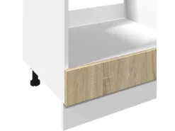 vidaXL Herdumbauschrank Sonoma-Eiche 60x46x81,5 cm Holzwerkstoff