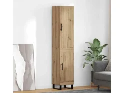 vidaXL Highboard Artisan-Eiche 34,5 x 34 x 180 cm Holzwerkstoff 3415838