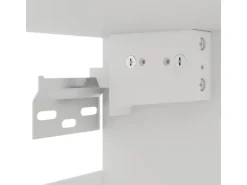 vidaXL Hängeglasschrank Betongrau 40x31x60 cm Holzwerkstoff