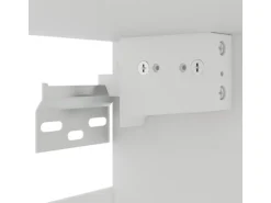 vidaXL Hängeglasschrank Weiß 60x31x60 cm Holzwerkstoff