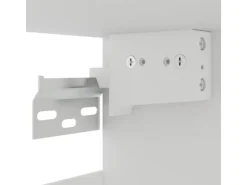 vidaXL Hängeglasschrank Weiß 80x31x60 cm Holzwerkstoff