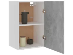 vidaXL Hängeschrank Betongrau 39,5x31x60 cm Holzwerkstoff