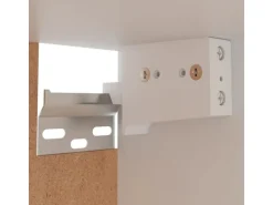 vidaXL Hängeschrank Betongrau 39,5x31x60 cm Holzwerkstoff