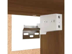 vidaXL Hängeschrank Braun Eichen-Optik 60x31x60 cm Holzwerkstoff