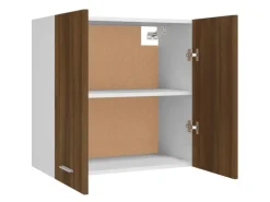 vidaXL Hängeschrank Braun Eichen-Optik 60x31x60 cm Holzwerkstoff