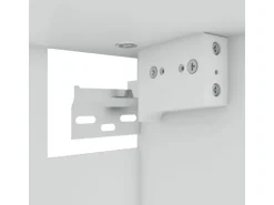 vidaXL Hängeschrank Glas Braun Eichen-Optik 60x31x60 cm Holzwerkstoff