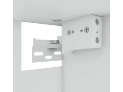 vidaXL Hängeschrank Glas Grau Sonoma 60x31x60 cm Holzwerkstoff