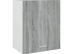 vidaXL Hängeschrank Grau Sonoma 50x31x60 cm Holzwerkstoff