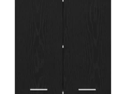 vidaXL Hängeschrank mit Tür Riga Schwarz Eichen-Optik 60 x 31 x 60 cm 863143