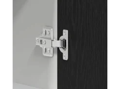 vidaXL Hängeschrank mit Tür Riga Schwarz Eichen-Optik 60 x 31 x 60 cm 863143