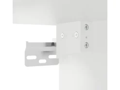 vidaXL Hängeschrank mit Tür Riga Weiß 50 x 31 x 100 cm Holzwerkstoff 884346