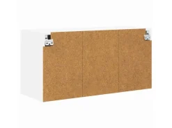 vidaXL Hängeschrank mit Tür Riga Weiß 80 x 31 x 40 cm Holzwerkstoff 884178