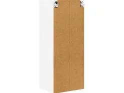 vidaXL Hängeschrank mit Tür Riga Weiß 40 x 31 x 100 cm Holzwerkstoff 884338