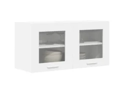 vidaXL Hängeschrank mit Tür Riga Weiß 80 x 31 x 40 cm Holzwerkstoff 884226