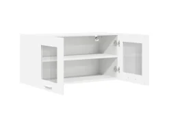 vidaXL Hängeschrank mit Tür Riga Weiß 80 x 31 x 40 cm Holzwerkstoff 884226