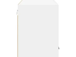 vidaXL Hängeschrank mit Tür Riga Weiß 80 x 31 x 40 cm Holzwerkstoff 884226