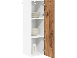 vidaXL Hängeschrank Riga Altholz 30 x 31 x 100 cm Holzwerkstoff 884336
