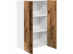 vidaXL Hängeschrank Riga Altholz 60 x 31 x 100 cm Holzwerkstoff 884360