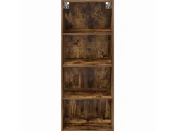 vidaXL Hängeschrank Riga Geräucherte Eiche 40 x 29,5 x 100 cm 884470