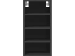 vidaXL Hängeschrank Riga Schwarz 30x29,5x60 cm Holzwerkstoff 854167