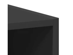 vidaXL Hängeschrank Riga Schwarz 30x29,5x60 cm Holzwerkstoff 854167