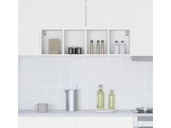 vidaXL Hängeschrank Riga Weiß 30 x 29,5 x 100 cm Holzwerkstoff 884458