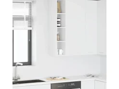 vidaXL Hängeschrank Riga Weiß 20 x 29,5 x 100 cm Holzwerkstoff 884450