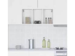 vidaXL Hängeschrank Riga Weiß 40 x 29,5 x 80 cm Holzwerkstoff 884442