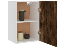 vidaXL Hängeschrank Räuchereiche 39,5x31x60 cm Holzwerkstoff