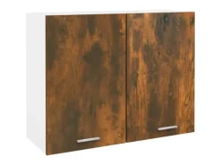 vidaXL Hängeschrank Räuchereiche 80x31x60 cm Holzwerkstoff