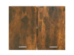 vidaXL Hängeschrank Räuchereiche 80x31x60 cm Holzwerkstoff