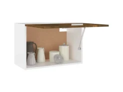 vidaXL Hängeschrank Räuchereiche 60x31x40 cm Holzwerkstoff