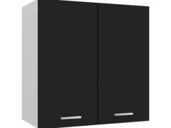 vidaXL Hängeschrank Schwarz 60x31x60 cm Holzwerkstoff