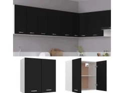 vidaXL Hängeschrank Schwarz 60x31x60 cm Holzwerkstoff