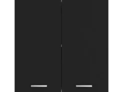 vidaXL Hängeschrank Schwarz 60x31x60 cm Holzwerkstoff