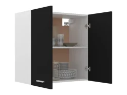 vidaXL Hängeschrank Schwarz 60x31x60 cm Holzwerkstoff