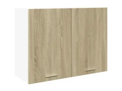 vidaXL Hängeschrank Sonoma-Eiche 80x31x60 cm Holzwerkstoff