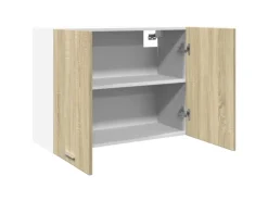 vidaXL Hängeschrank Sonoma-Eiche 80x31x60 cm Holzwerkstoff