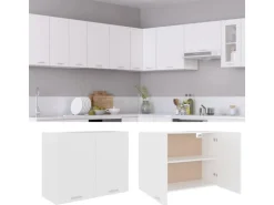 vidaXL Hängeschrank Weiß 80x31x60 cm Holzwerkstoff