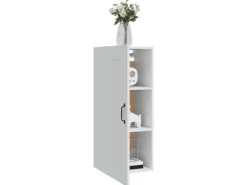 vidaXL Hängeschrank Weiß 35x34x90 cm Holzwerkstoff