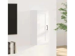 vidaXL Hängeschrank Weiß 35x34x90 cm Holzwerkstoff