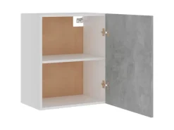 vidaXL Hängeschränke 2 Stk Betongrau 50x31x60 cm Holzwerkstoff