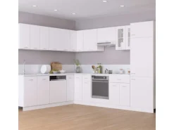 vidaXL Hängeschränke 2 Stk Weiß 50x31x60 cm Holzwerkstoff